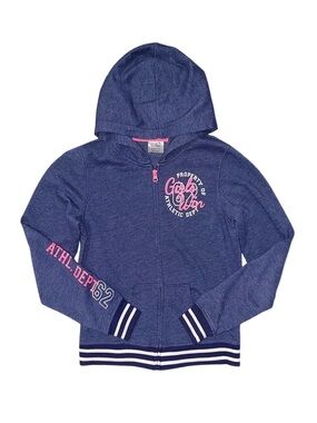 DANSKIN NOW Girl's Full Zip Long Sleeve Hoodie